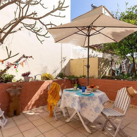 Backyard Art Studio Chrissi Akti Chania Exterior foto